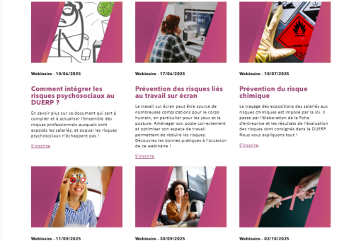 Nos nouveaux webinaires sont en ligne !