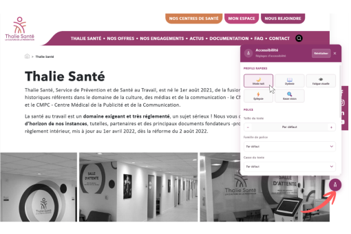 Nouveauté en ligne : pour un site internet plus accessible !