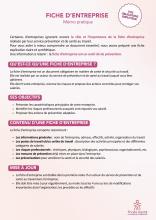 Mémo employeur_La fiche d'entreprise