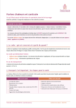 Recommandations canicule_spectacle vivant et tournages