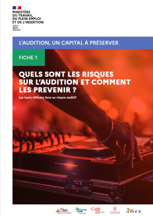 Fiche technique sur la prévention du risque auditif