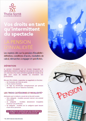 Droits des intermittents_La pension d'invalidité